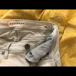 Barely worn light tan bulkhead skinny jeans